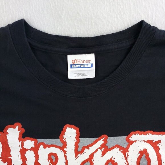 Slipknot Wait and Bleed T-Shirt People = S**t 2009 Barcode Lyrics Minty Large - Picture 10 of 16